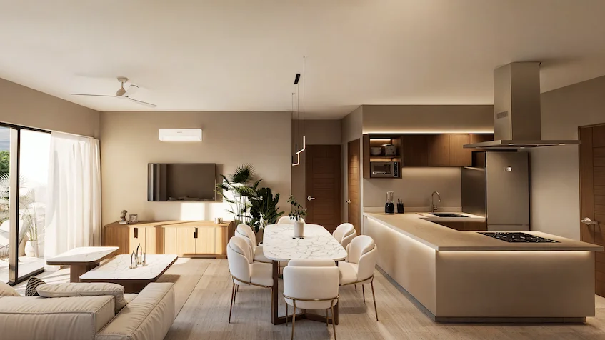 Livingroom Torre Nikte Cancun