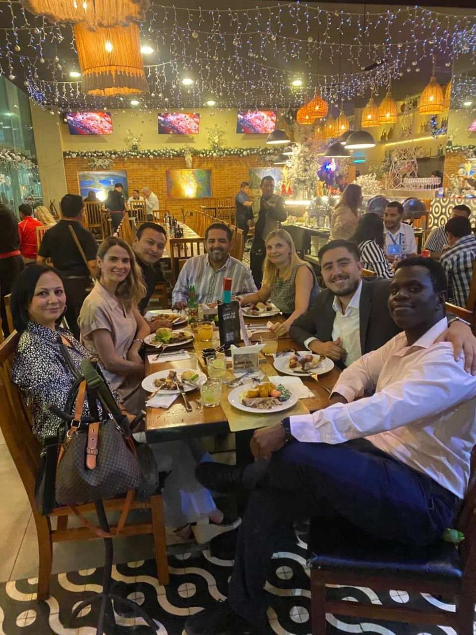 Cena en Navidad con el equipo de Plalla
