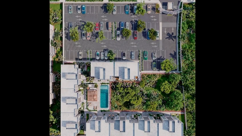 Aerial view of Akora Residencial Akora Residencial Playa del Carmen