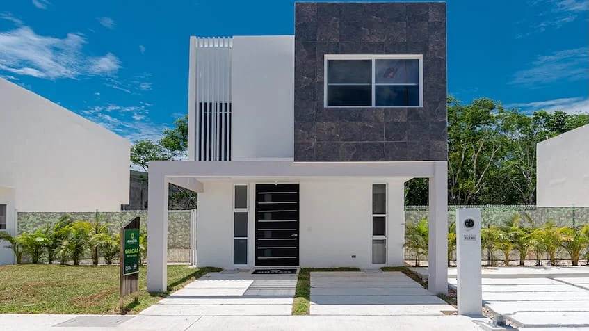 Fachada modelo Noni en Almazara Playa del Carmen