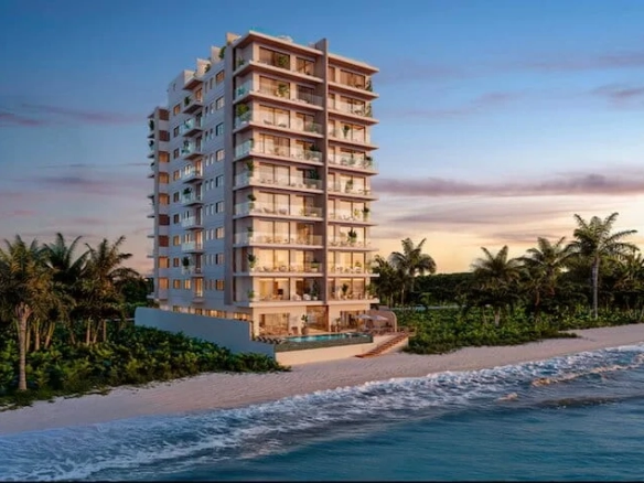 Fachada Del Mar Puerto Morelos | Departamentos y Estudios en Venta Frente al Mar