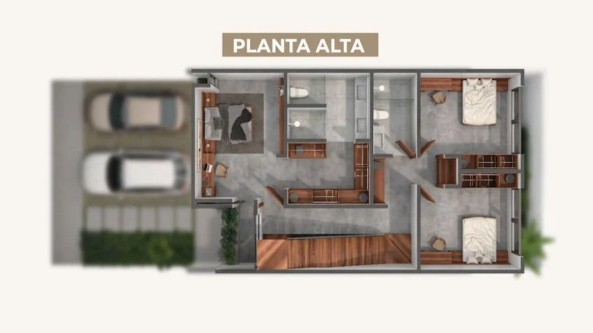 Planta Alta en Villa Itze Playa del Carmen