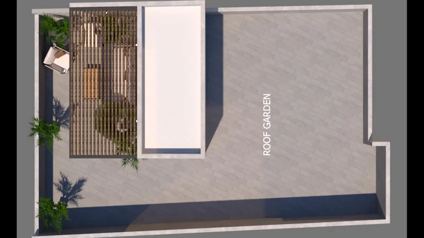 Roof Garden en Villa Chechen Playa del Carmen