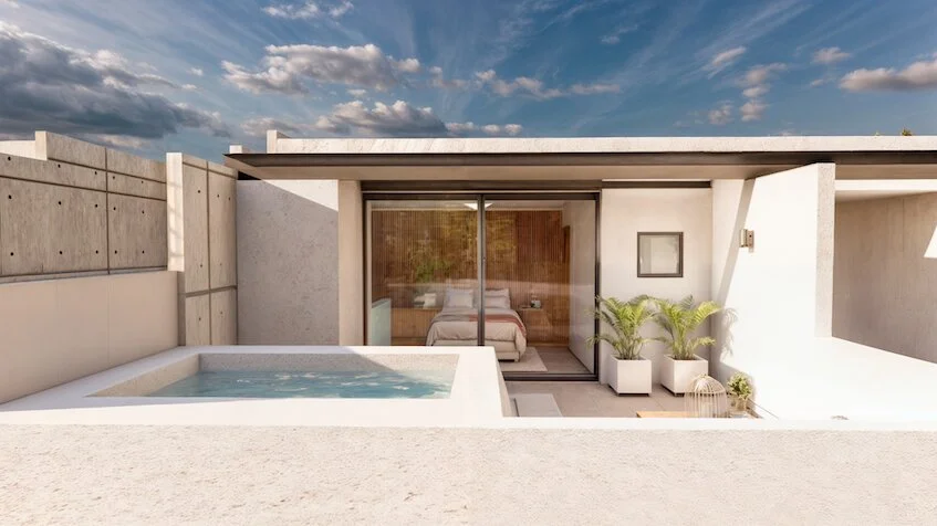 Rooftop plunge pool Xtsunuum Playa del Carmen