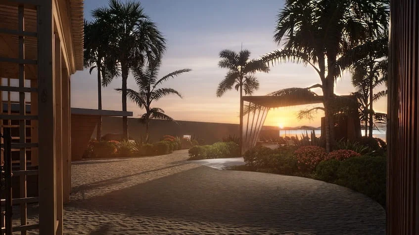 Atardecer en Brisas Residence Mahahual
