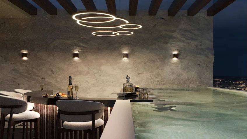 Bar de la piscine au Luma Luxury Condos à Playa del Carmen