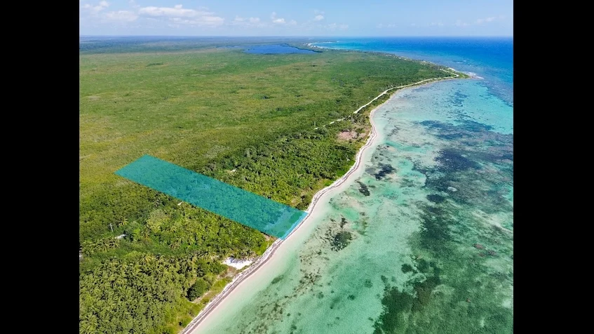 Vista aerea en Lotes Muestra Jaal Ja Mahahual