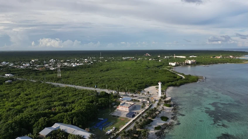 Vista aerea en Jaal Ja Mahahual