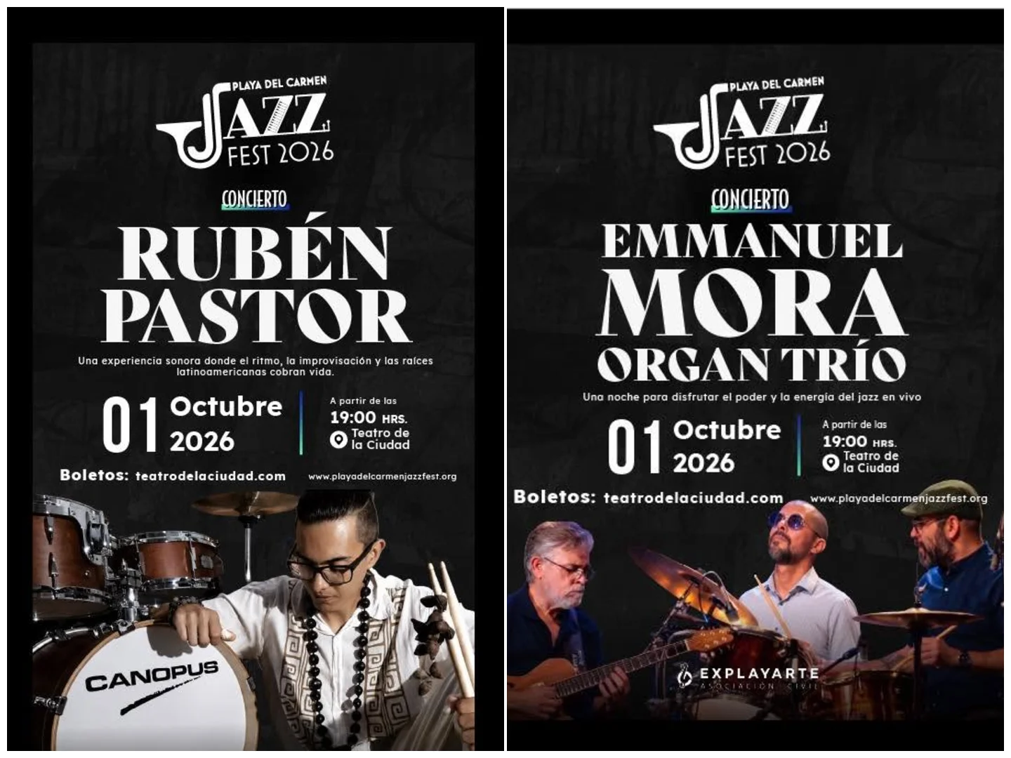 Artistas confirmados en el Jazz Fest 1 de Octubre 2026