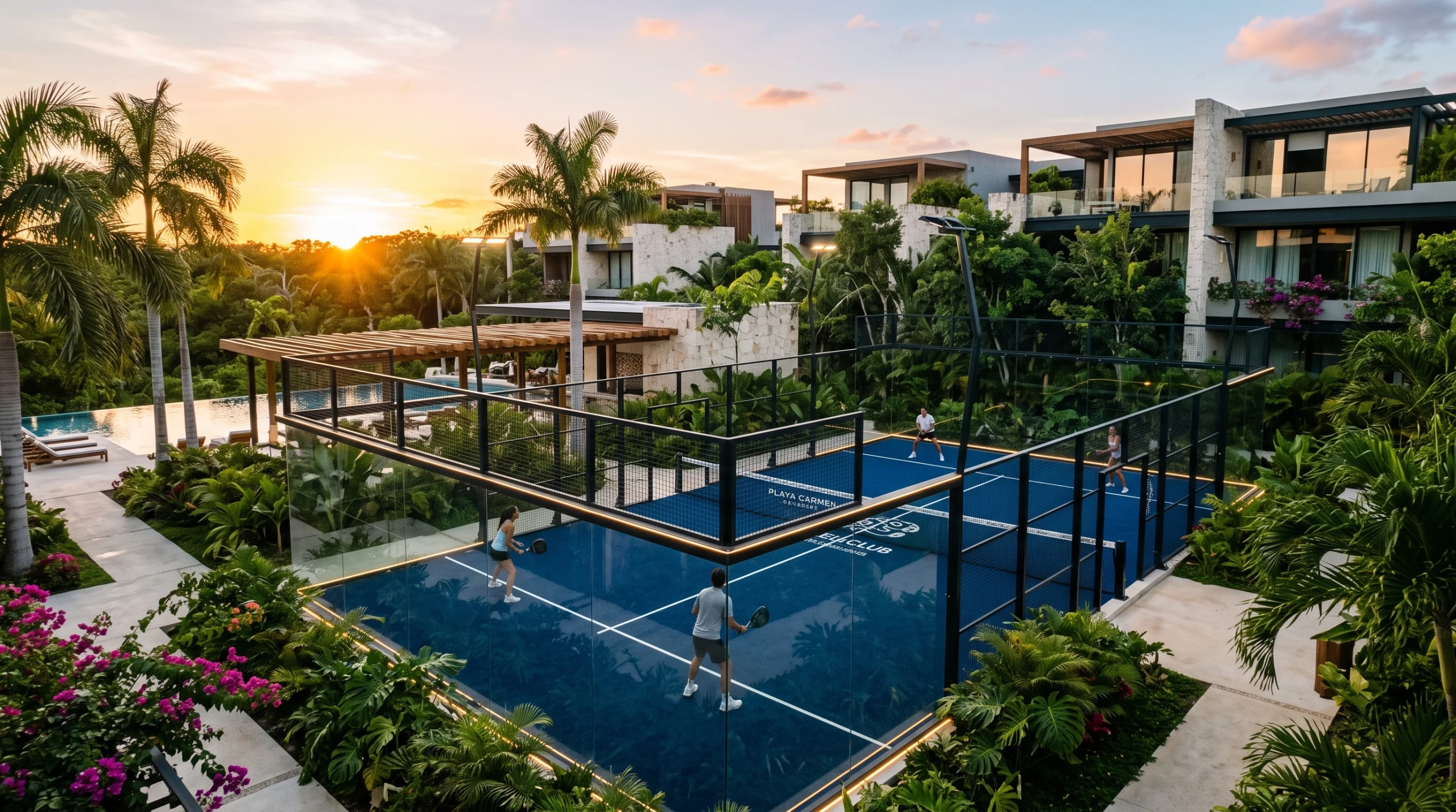 Canchas de Pádel y Tenis en Playa del Carmen: Deporte, Estilo de Vida y Plusvalía Inmobiliaria