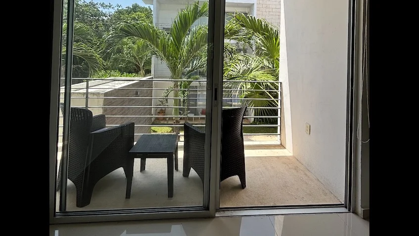 Balcon de Condominio Uxmal Playa del Carmen