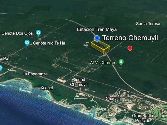 Terreno en Venta en Chemuyil Cerca de Tulum