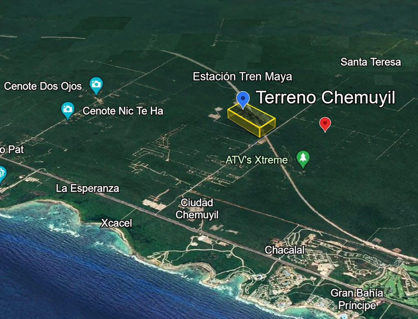 Terreno en Venta en Chemuyil Cerca de Tulum
