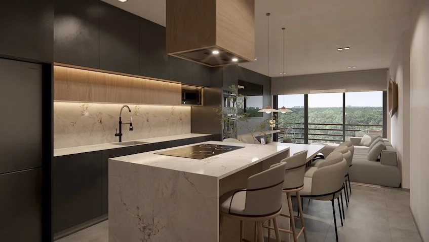 Luna 4 Living Condos Cancún | Appartements en Vente en VFA sur Prolongación La Luna